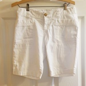 White Old Navy Bermuda Shorts